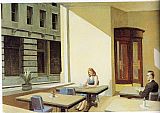 Edward Hopper Canvas Paintings - Sunlight in a Cafeteria